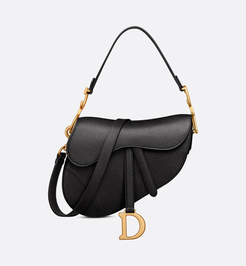 Black Ultramatte Saddle Bag - Sleek and Modern Elegance