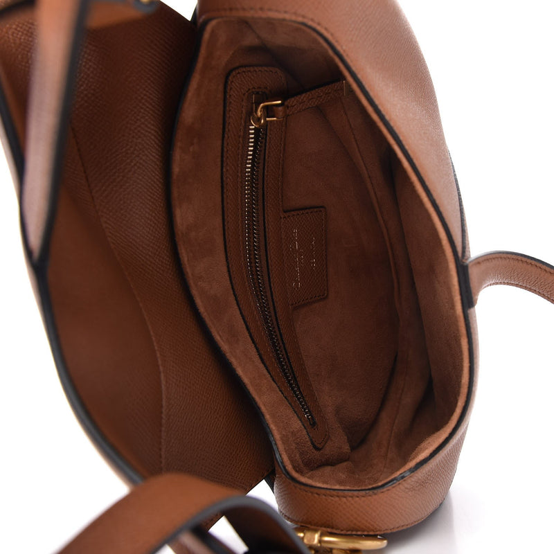 D Leather Saddle Shoulder Bag