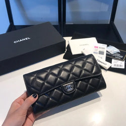 Chanel Long Wallet in Lambskin leather