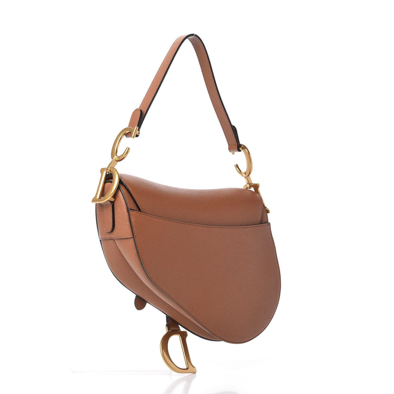 D Leather Saddle Shoulder Bag