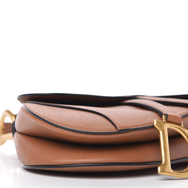 D Leather Saddle Shoulder Bag