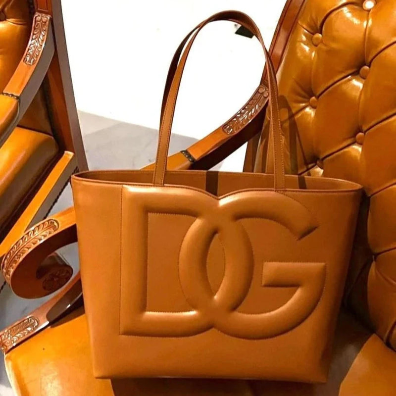 Classic Leather D&G Logo Bag