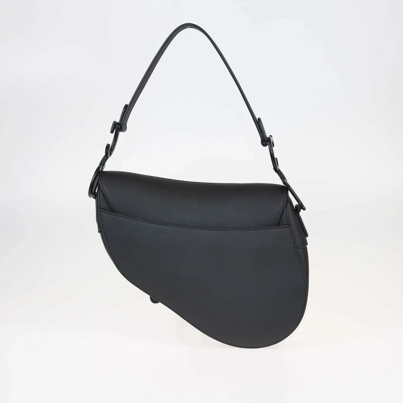 Black Ultramatte Saddle Bag - Sleek and Modern Elegance