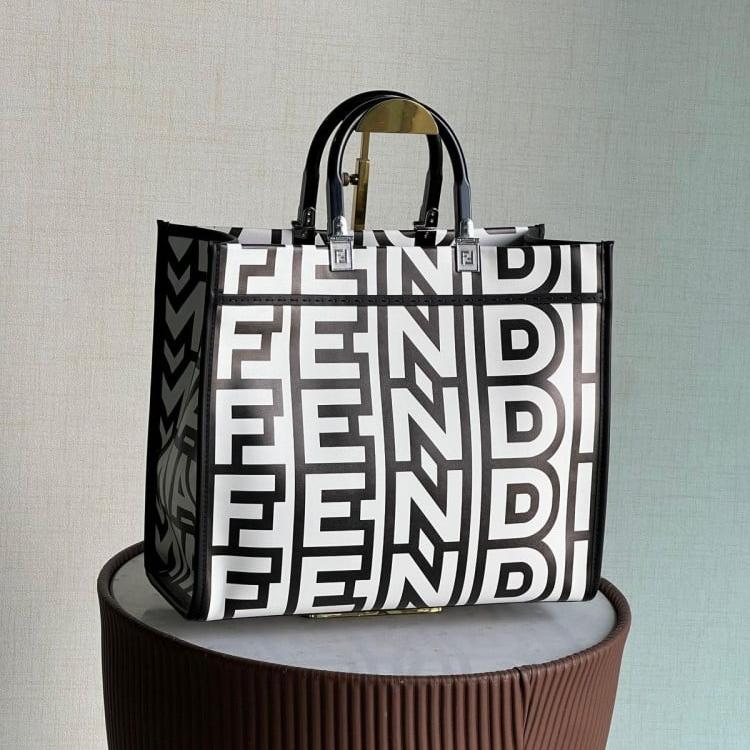 Fendi Sunshine leather tote