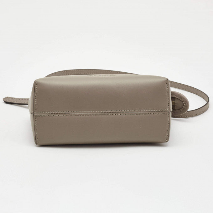 F Beige Leather Mini By The Way Tote