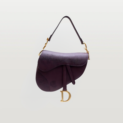 D Leather Saddle Shoulder Bag