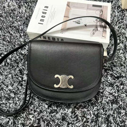 Shiny Calfskin Crossbody Bag